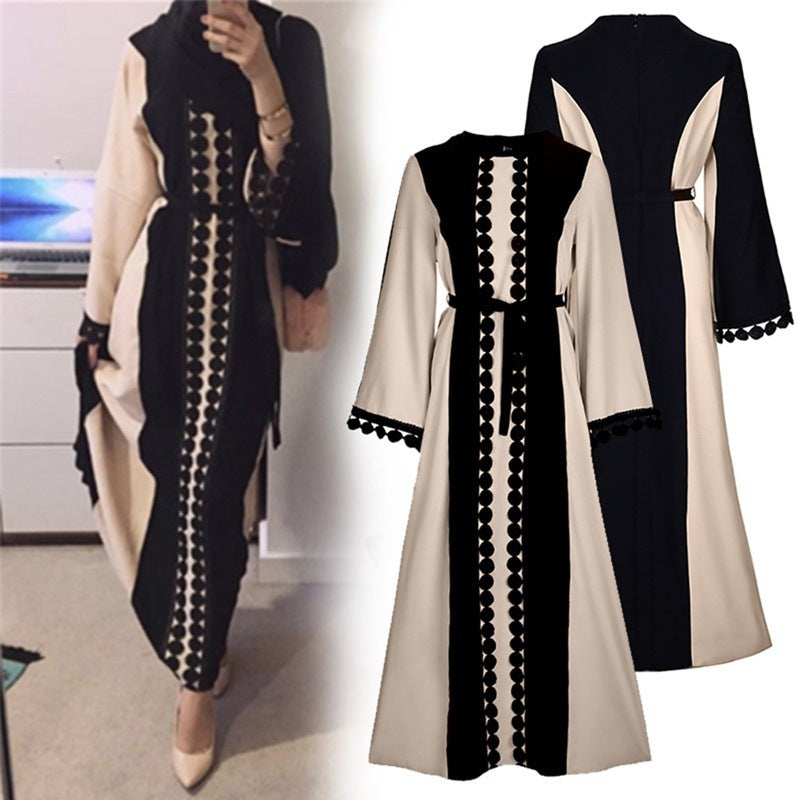 Lace Patchwork Abaya