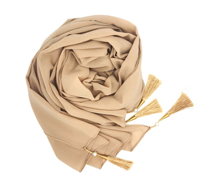 Four Corners Tassel  Hijab Scarf