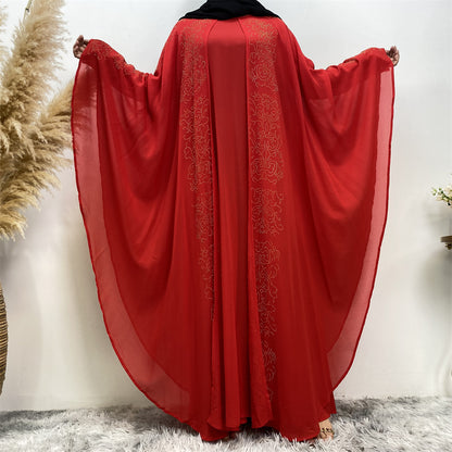 Chiffon Bat Sleeve Muslim Robe