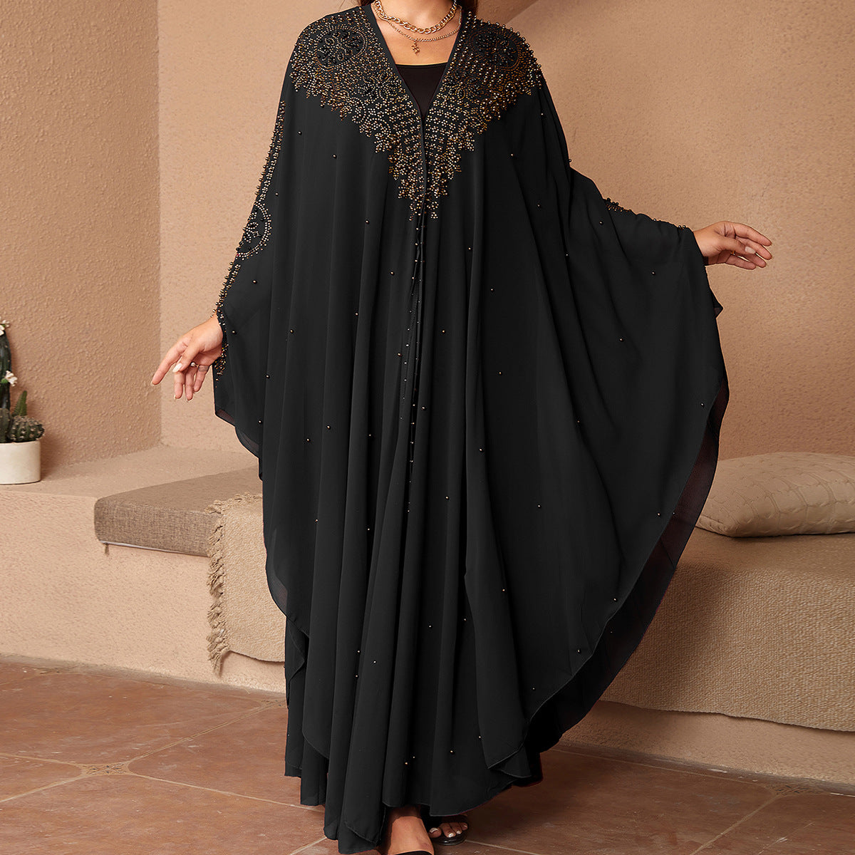 Muslim Shawl Hooded Cloak