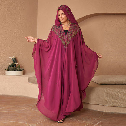 Muslim Shawl Hooded Cloak