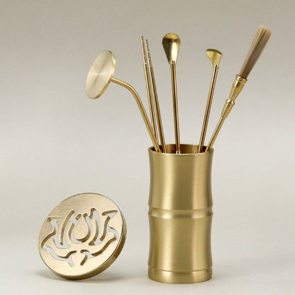 Pure Brass Incense Tools Set