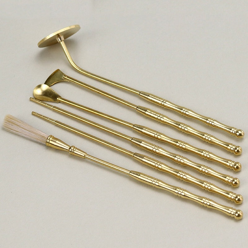 Pure Brass Incense Tools Set